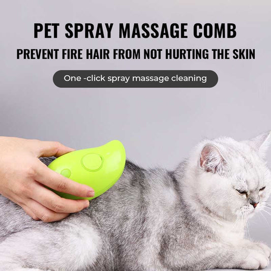 Cat Grooming Comb with Steam