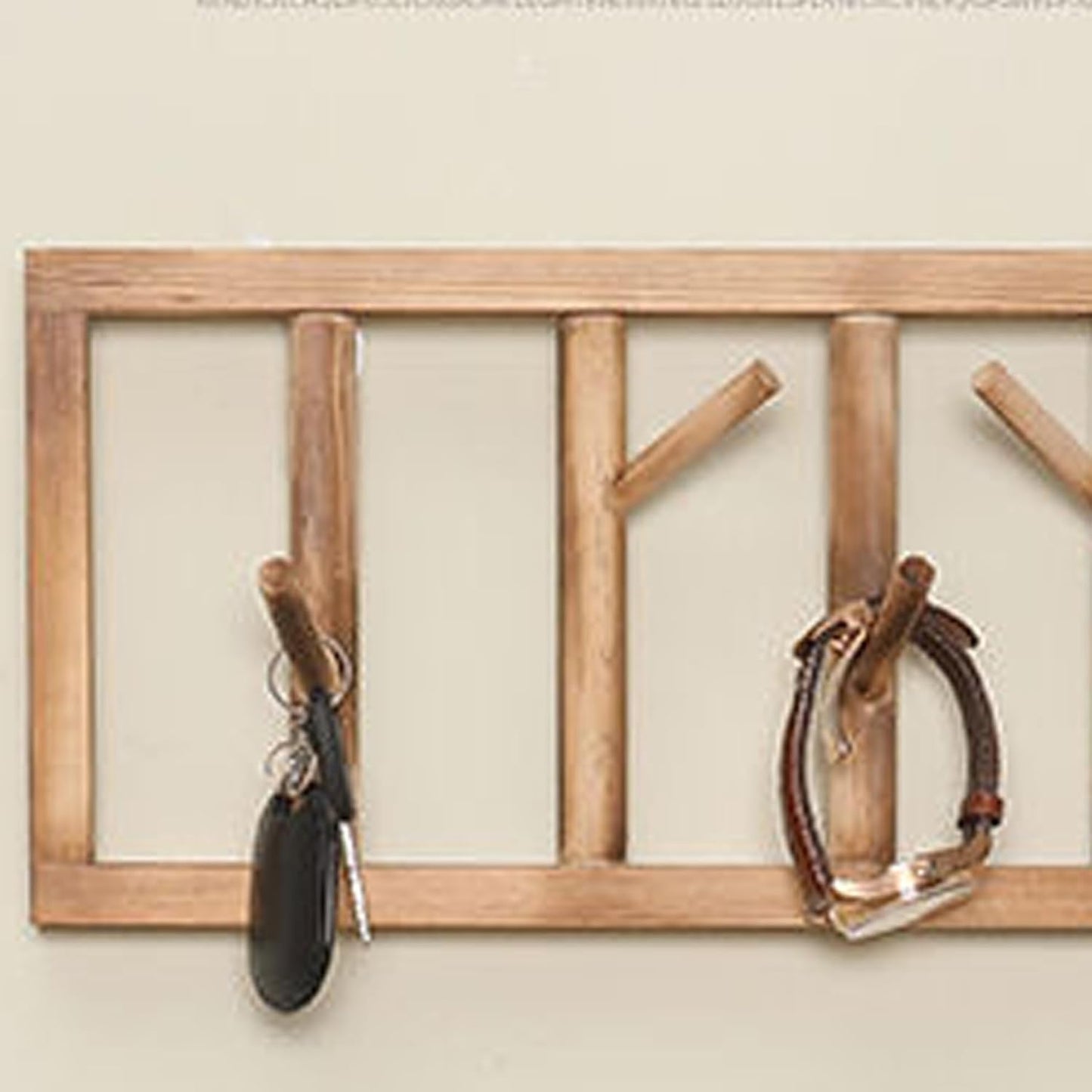 Wooden clothes hook