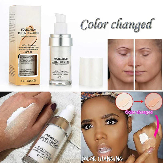 Colour Changing Mature Skin Foundation