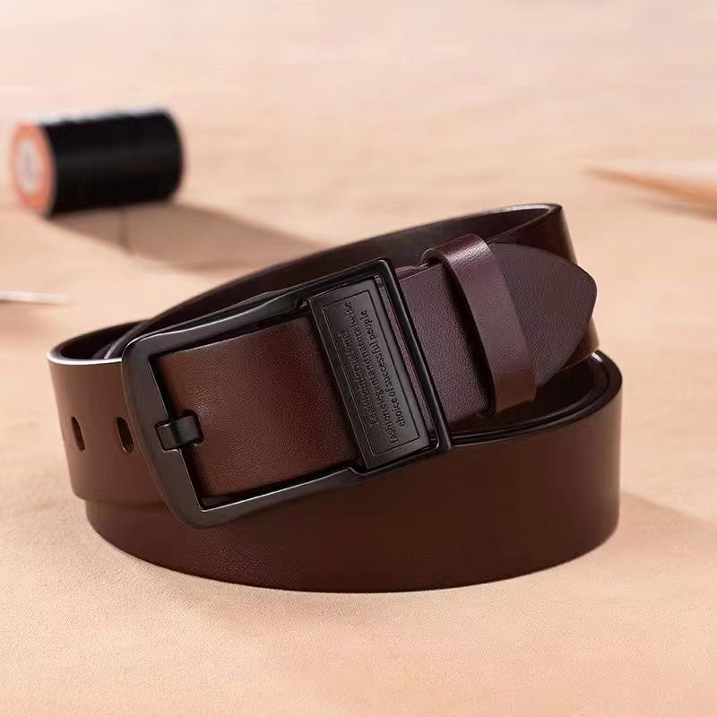 New Leather Cowhide Men's Belt