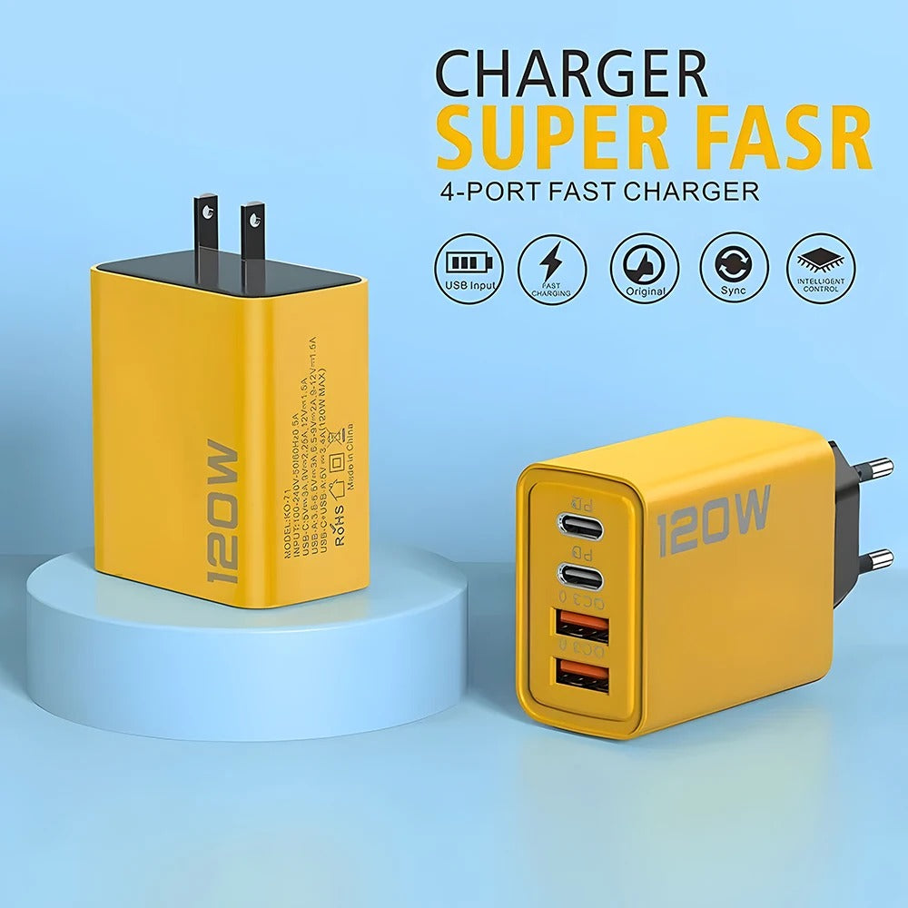 Total 120W USB Type C Charger