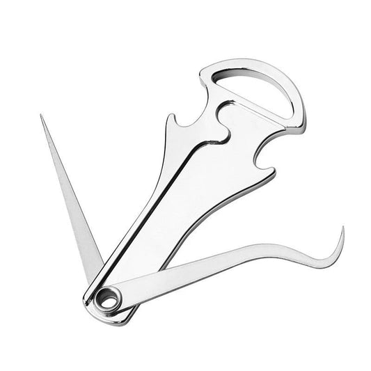 Stainless Steel Bottle Opener and Folding Toothpick