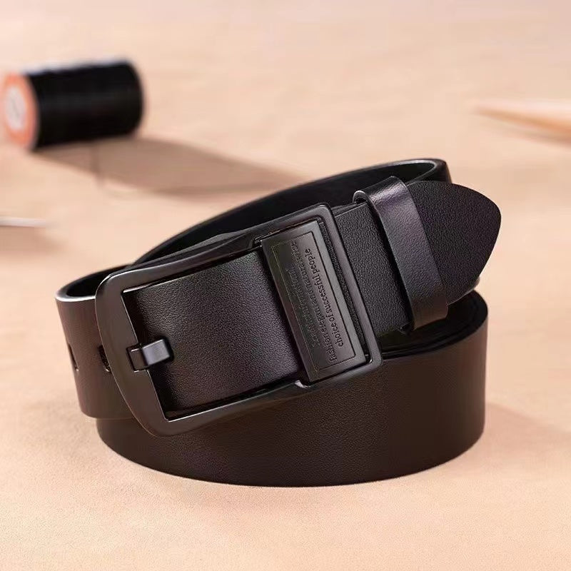 New Leather Cowhide Men's Belt