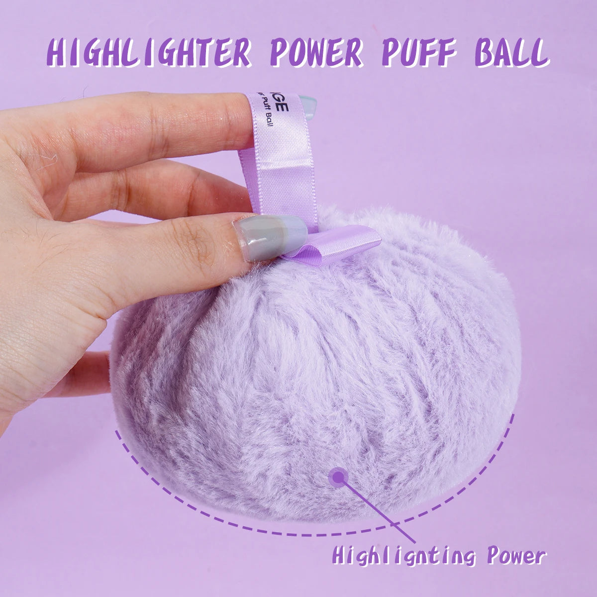 Puff Glitter Powder For Face and Body