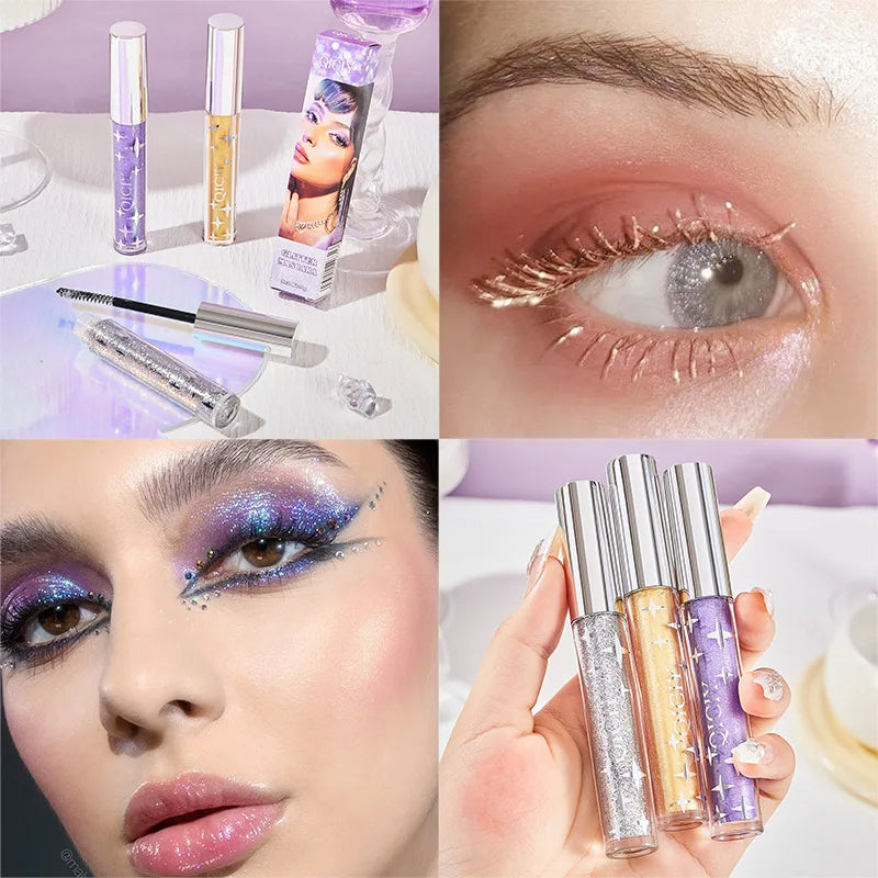 Waterproof Colorful Glitter Mascara