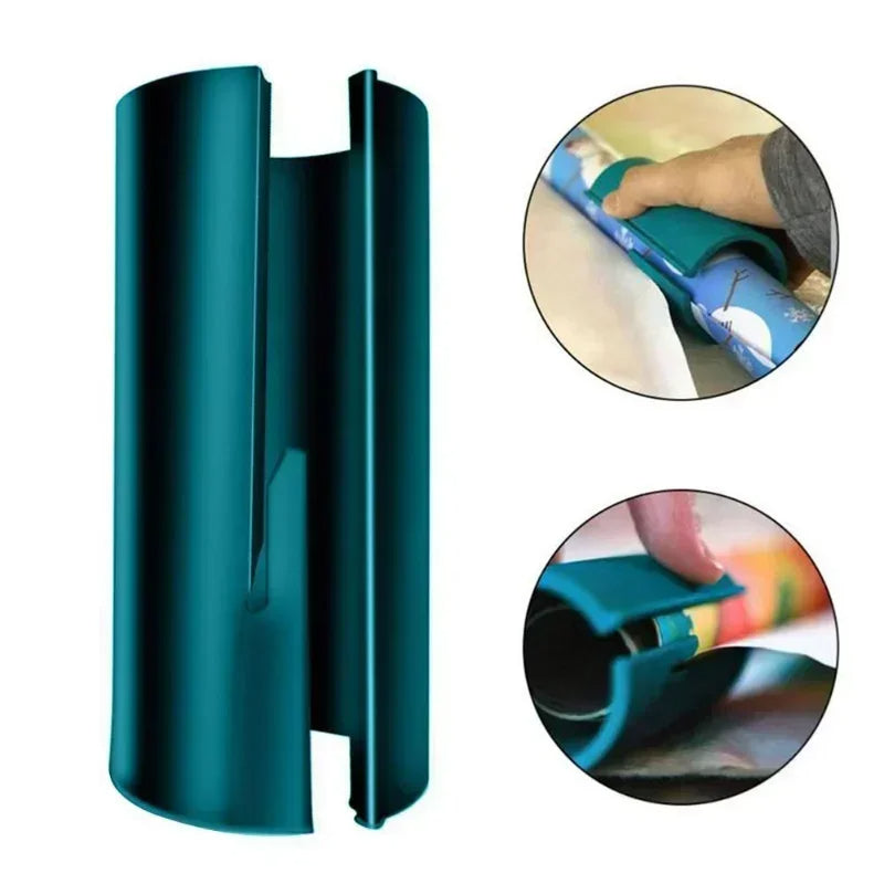 ART SLIDING BIRTHDAY WRAPPING PAPER CUTTER