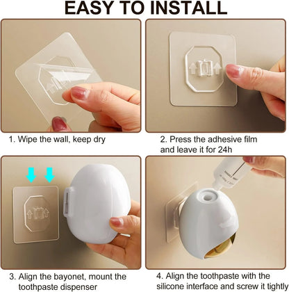 Wall Mounted Automatic Toothpaste Dispenser